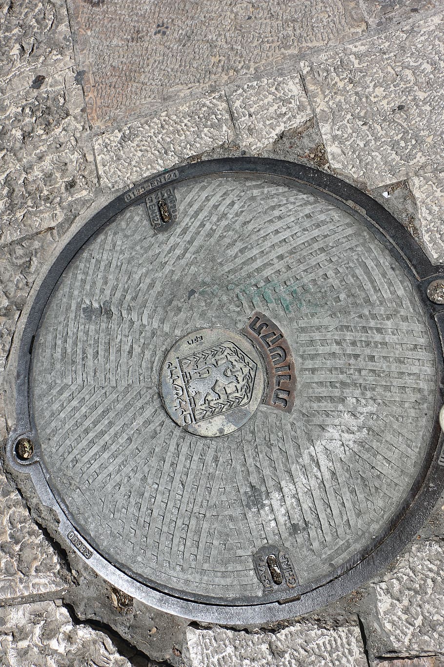 well, jerusalem, cover, circle, geometric shape, manhole, no people HD wallpaper