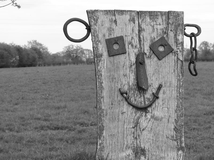art, face, wood, fields, metal, no people, landscape, day, wood - material HD wallpaper
