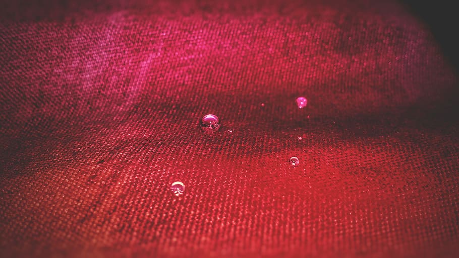 Red Textile, background, close-up, color, cotton, dark, design HD wallpaper