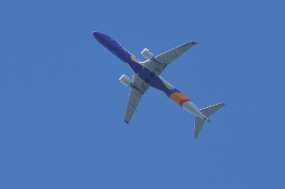 jet, airliner, flight, plane, aircraft, airplane, travel, aviation HD wallpaper