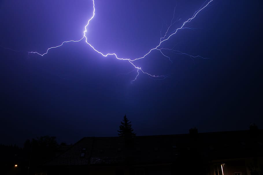flash, thunderstorm, summer thunderstorm, forward, lightning HD wallpaper