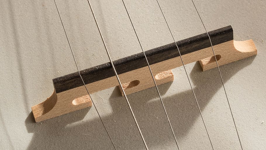 wood, guitar, macro, strings, fret, wood - material, arts culture and entertainment HD wallpaper