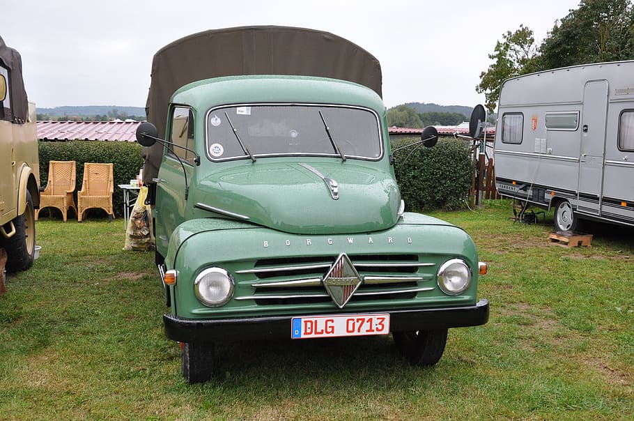 oldtimer, truck, meeting, mode of transportation, land vehicle HD wallpaper