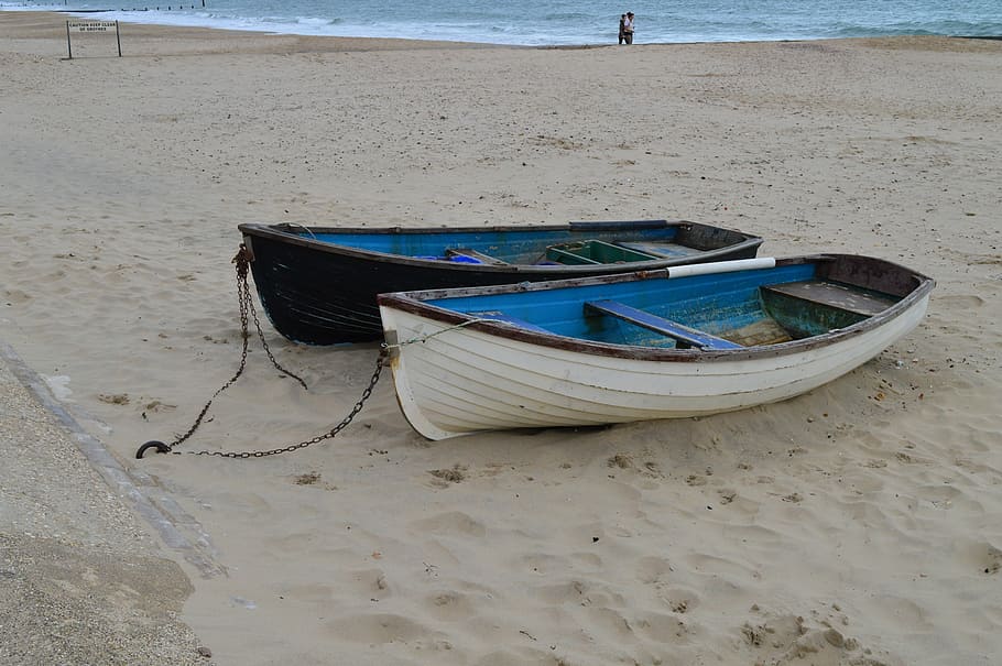 boat, beach, coast, sand, land, water, nautical vessel, moored HD wallpaper