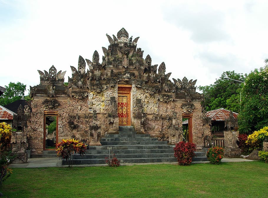 Indonesia, Bali, Temple, Buddhist, sacred, prayer, architecture HD wallpaper