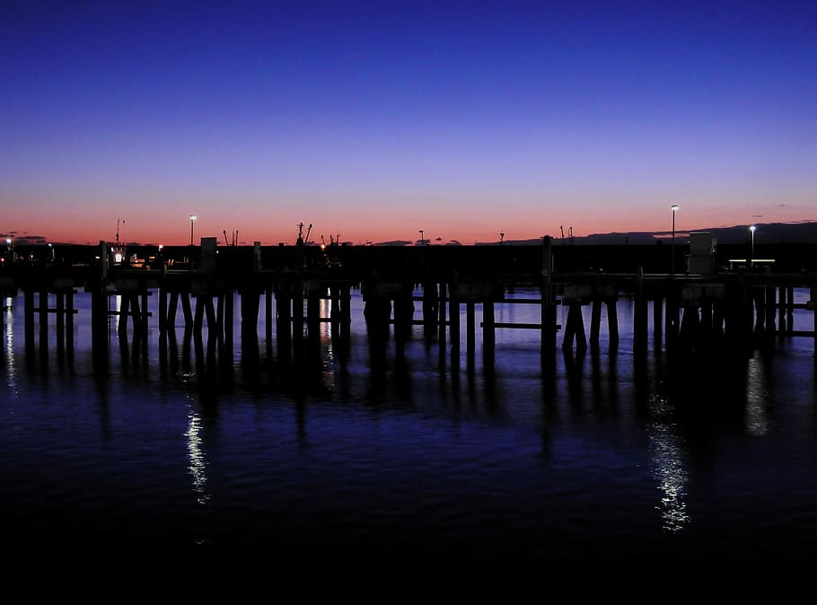 Moon, Silhouette, Atmosphere, Night, moonlight, abendstimmung HD wallpaper