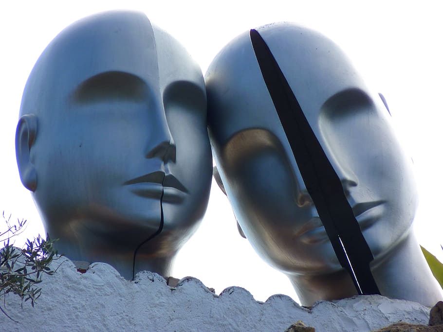Head, Heads, Dalí, Museum, Portlligat, close-up, no people HD wallpaper