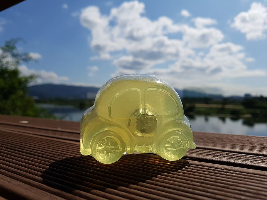 car, lemon, natural soap, cloud - sky, focus on foreground HD wallpaper