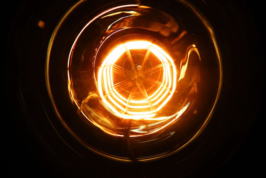 bulb, light, electricity, illuminated, lighting equipment, motion HD wallpaper
