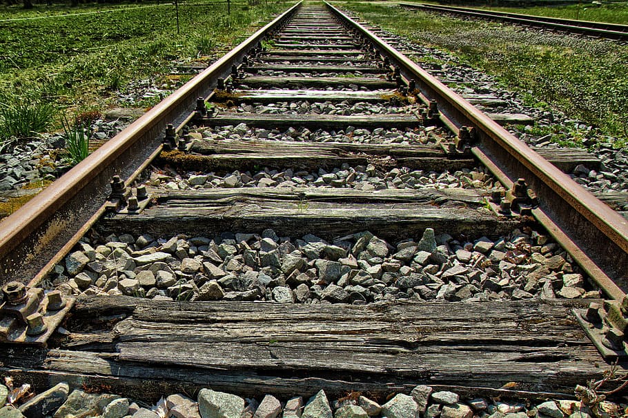 railway, gleise, threshold, railroad Track, transportation HD wallpaper