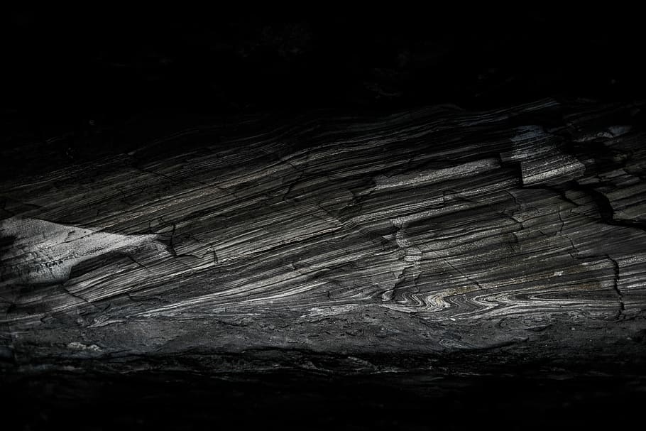 gray and black artwork, gray and black digital wallpaper, rock HD wallpaper