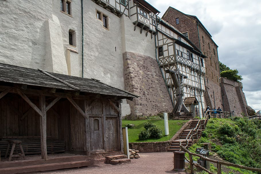 thuringia germany, castle, wartburg castle, eisenach, world heritage HD wallpaper