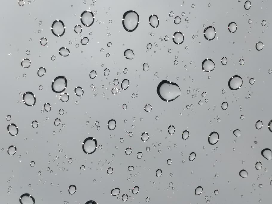 raindrops, bad weather, water, wet, backgrounds, transparent HD wallpaper