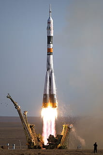 space shuttle, soyuz, rocket launch, take off, space travel HD wallpaper