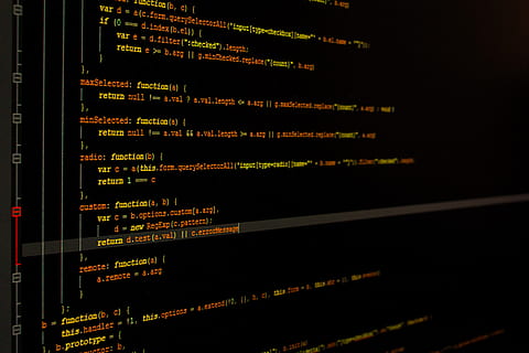 computer code illustration, monitor, programming, computer programming HD wallpaper