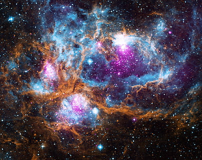 photo of galaxy, lobster nebula, ngc 6357, diffuse nebula, space HD wallpaper