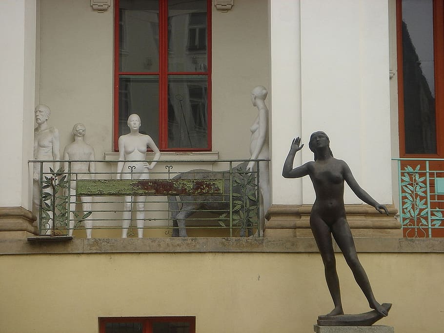 studio, art, statue, school, people, representation, human representation HD wallpaper