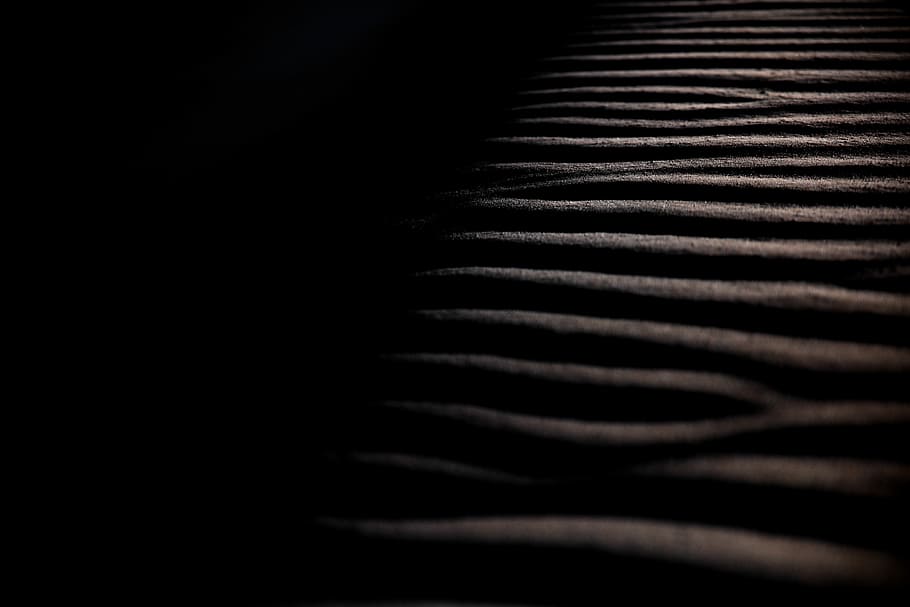 gray sand in chiaroscuro photography, untitled, dune, desert HD wallpaper