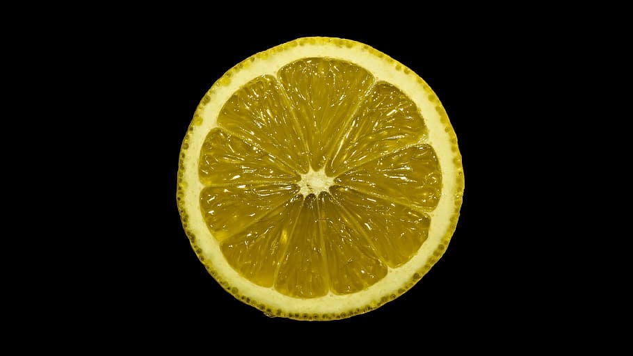 sliced lemon, sour, fruit, yellow, vitamins, macro, refreshment HD wallpaper