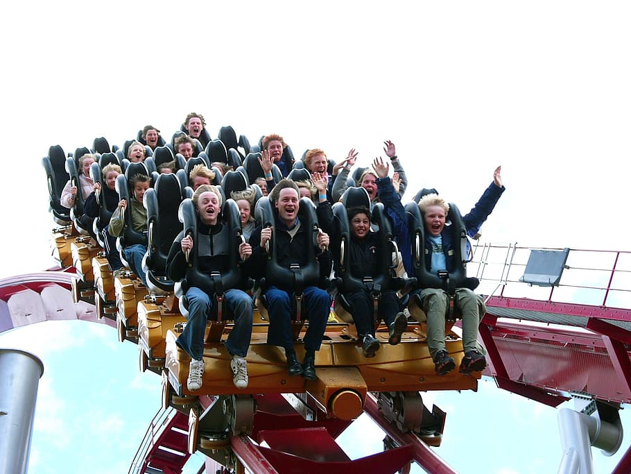 amusement, copenhagen, daemon, theme, people, fun, speed, group Of People HD wallpaper