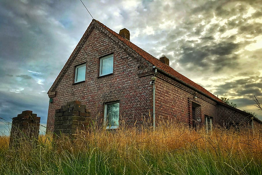 home, clinker, building, architecture, red, wall, old, northern germany HD wallpaper