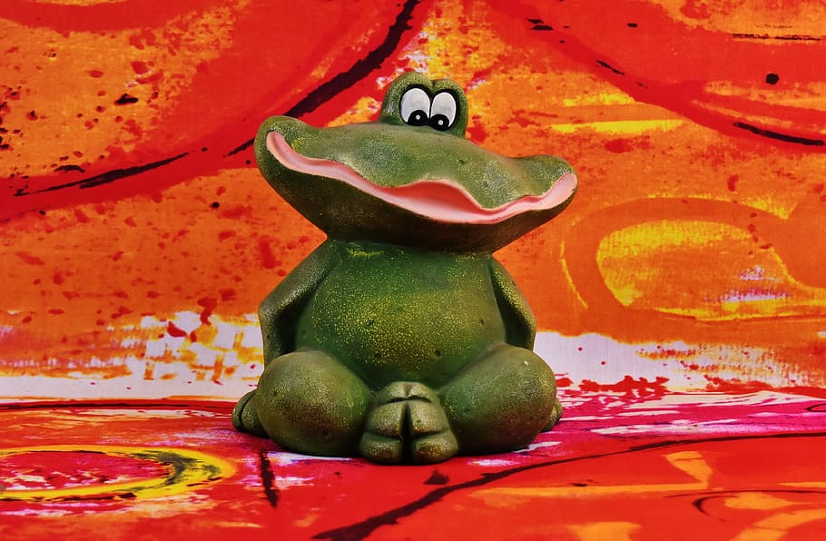 Frog, Figures, Fun, Cute, funny, green, decoration, no people HD wallpaper