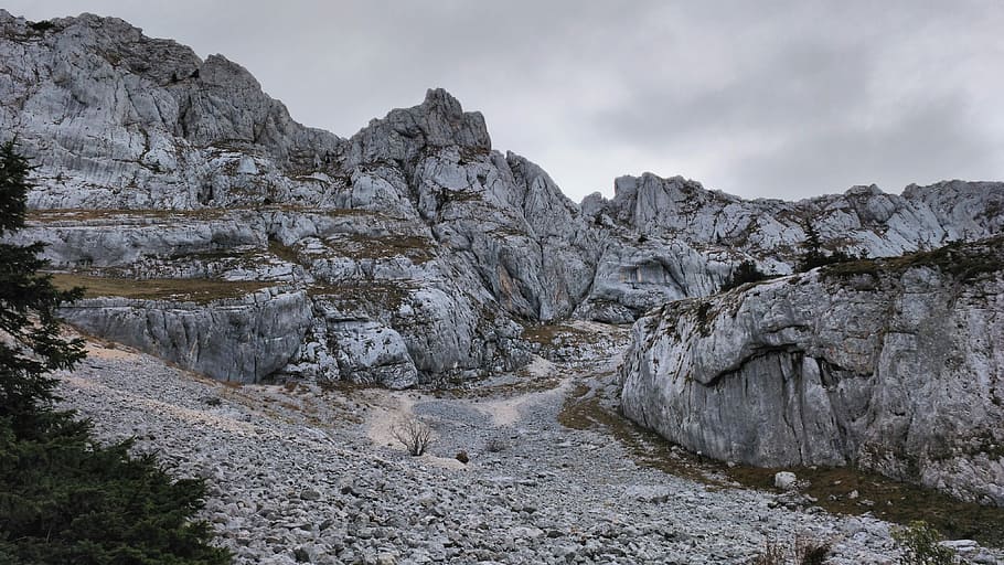 Vercors, Mountain, Fall, Hiking, landscape, mountain path, alps HD wallpaper