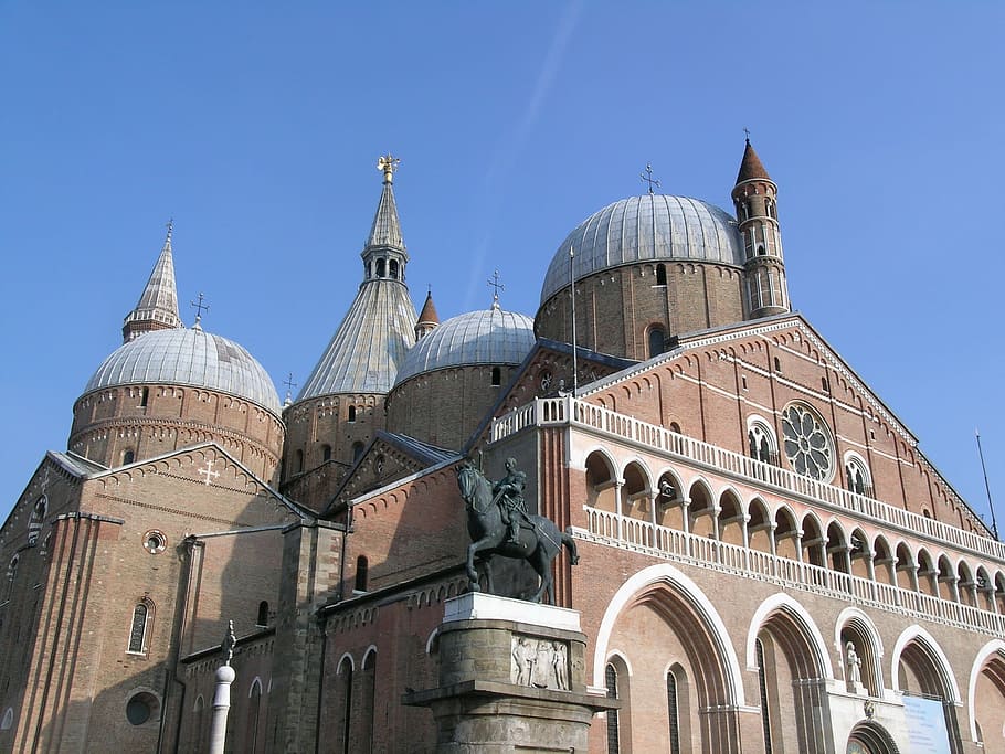 Veneto, Italy, Padova, church s antonio, architecture, dome, HD wallpaper