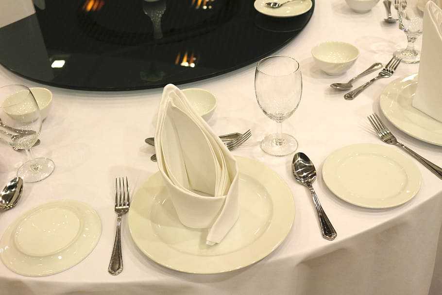 Dining, Sets, White, Spoon, Practice, dining sets, wine glass HD wallpaper