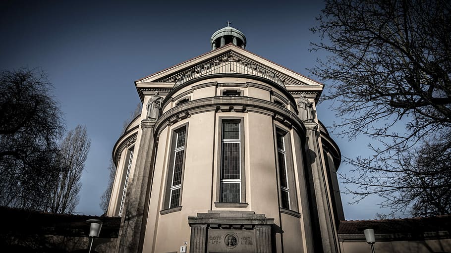 architecture, old, building, city, church, facade, pillar, building exterior HD wallpaper