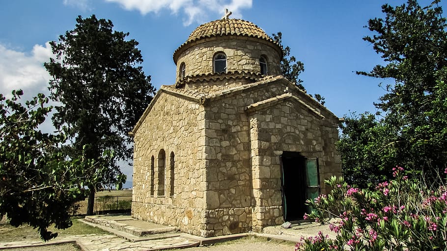 Chapel, Stone, Architecture, stone built, religion, cyprus HD wallpaper