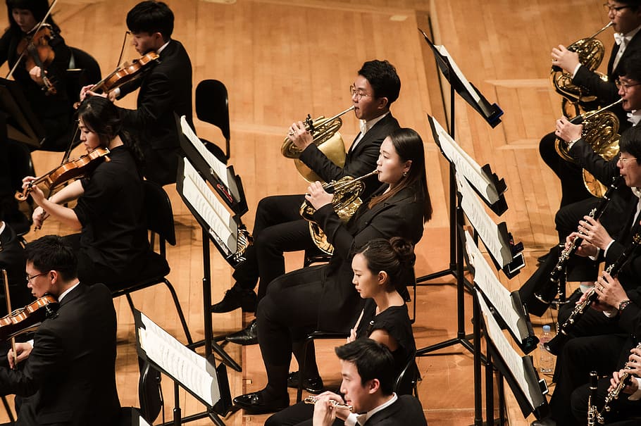 Horn, Beethoven, Chorus, seongnam arts center, music, musician, HD wallpaper