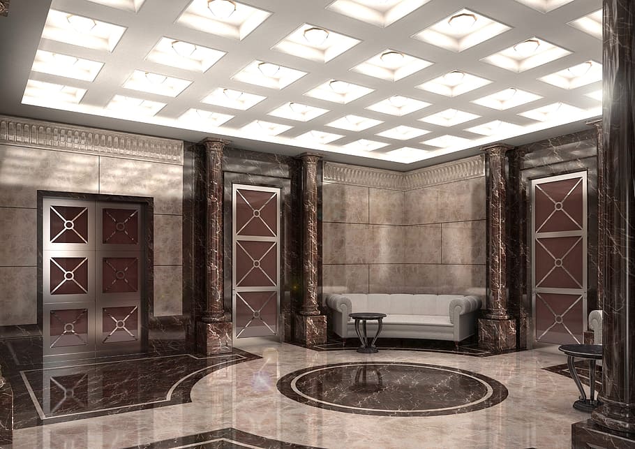 Room, Interior, Marble, hall, paul, classic, indoors, no people HD wallpaper