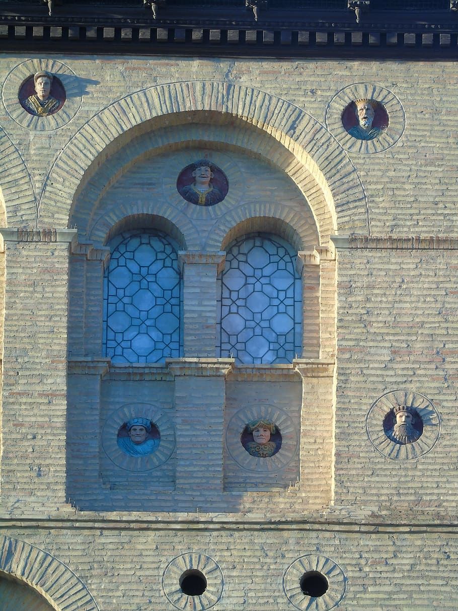 monument, saragossa, window, architecture, built structure HD wallpaper