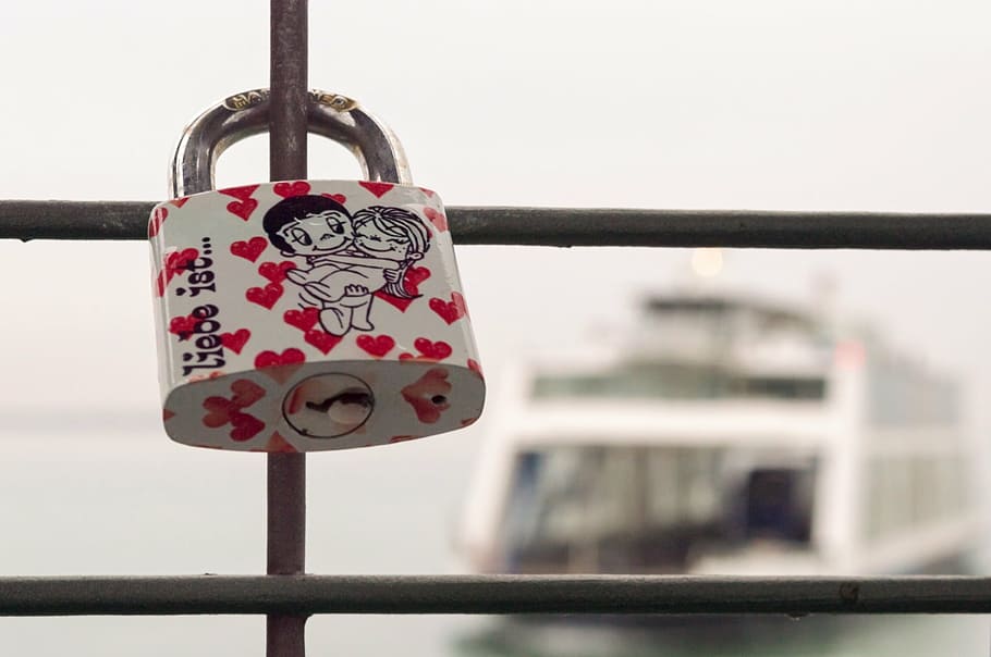 love, love castle, love symbol, love locks, grid, padlock, valentine's day, HD wallpaper