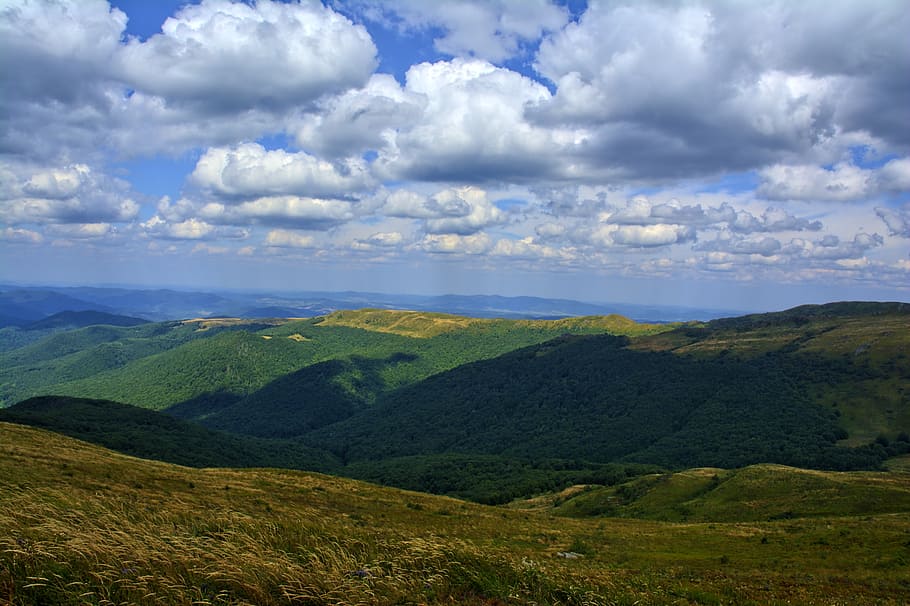 bieszczady, tarnica, beech berdo, mountains, the silence, poland HD wallpaper