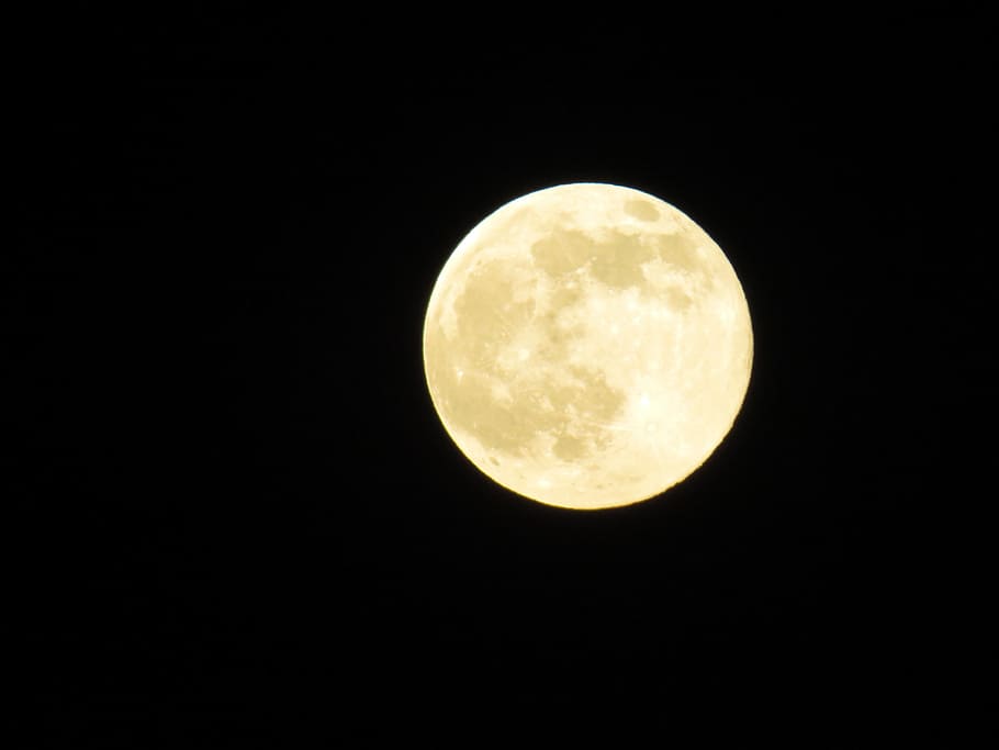 Moon, Dark Night, Solid, Bottom, the dark night, solid bottom HD wallpaper