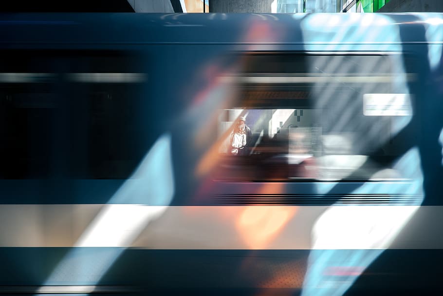 untitled, train, speed, rush, transportation, motion, railway HD wallpaper