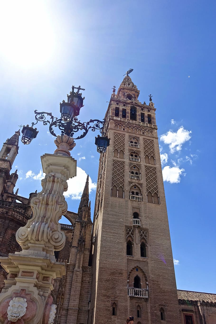 tower, spire, architecture, cathedral, tall, perspective, sky HD wallpaper