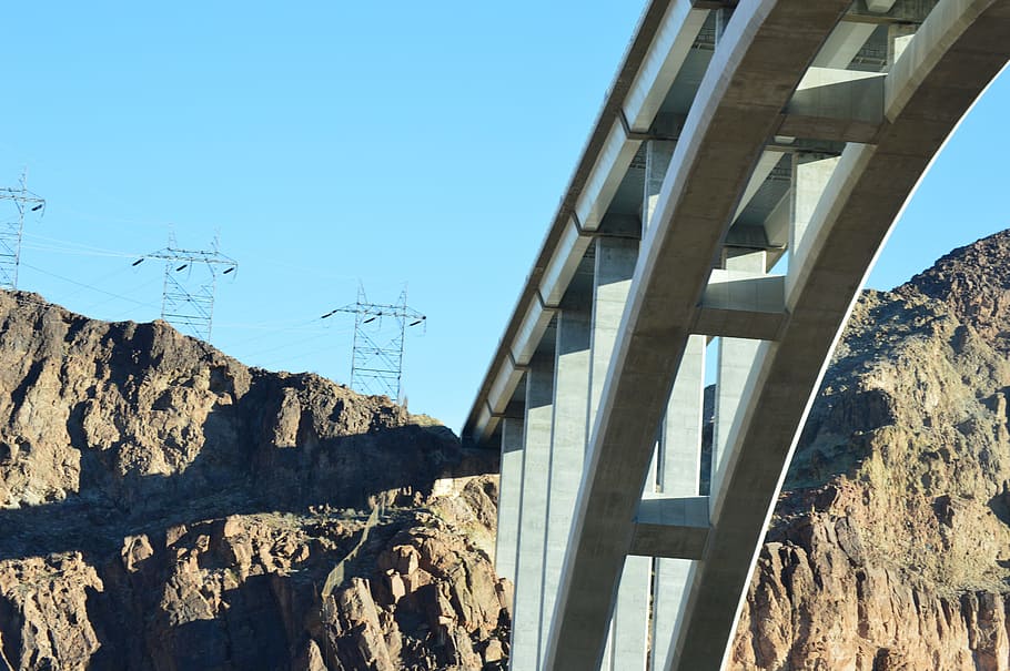 Hoover Dam, Bridge, Architecture, design, concrete, nevada HD wallpaper