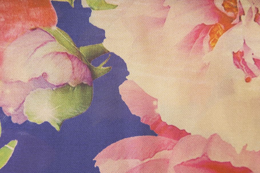 fabric, textile, abstract pattern, vivid color, photography, macro HD wallpaper