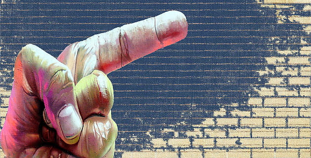 finger, suggest, interpretation, note, show, hand, day, outdoors HD wallpaper