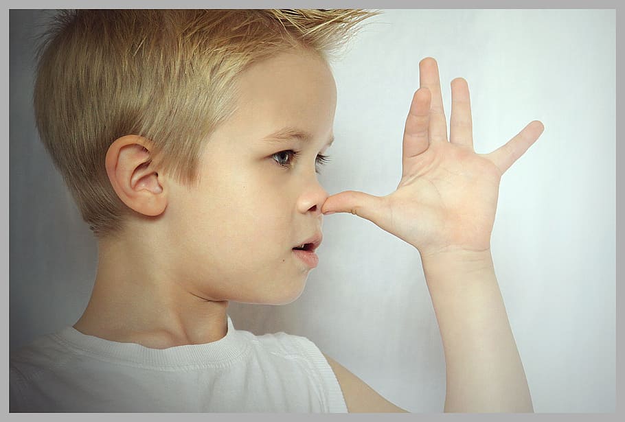 boy touching nose, bengel, making a face, cheeky, child, guys HD wallpaper