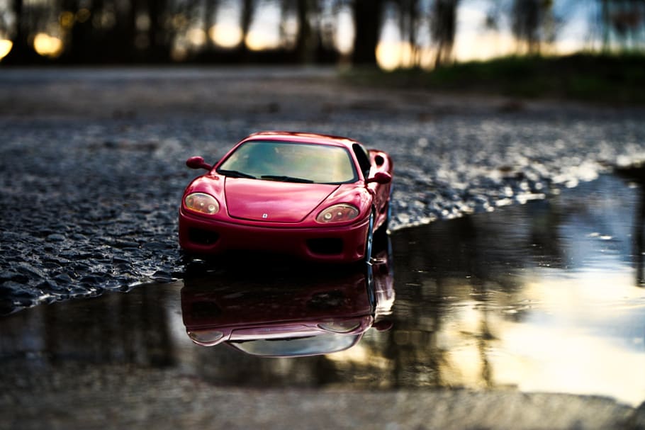 reflection, nature, waters, auto, river, cold, wet, puddle HD wallpaper