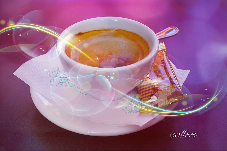 full cup of coffee in cup, stimulant, drink, caffeine, aroma HD wallpaper