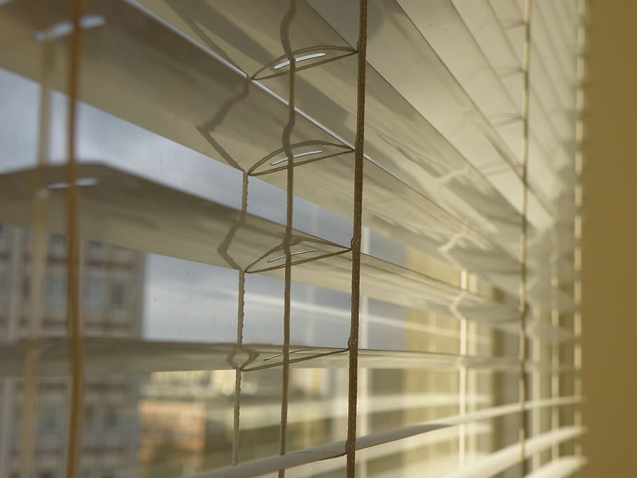 opened vertical window blinds, louver, no people, indoors, built structure HD wallpaper