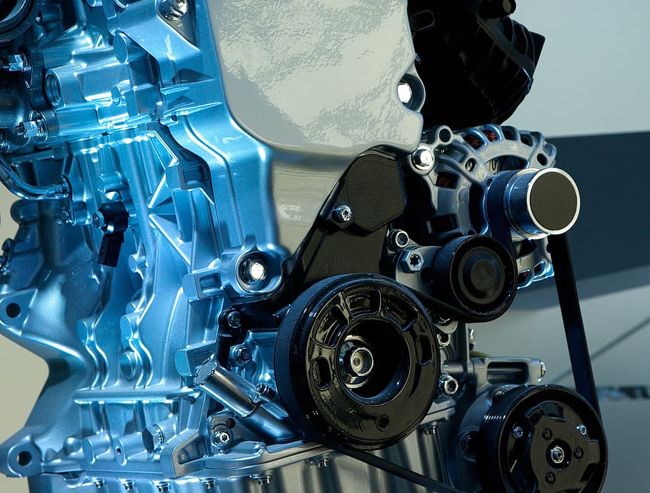 engine, automobile, car, belt, technology, close-up, machinery HD wallpaper