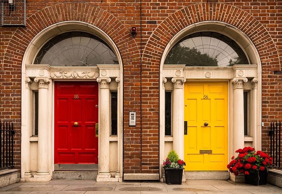 door, input, ireland, dublin, house entrance, come in, front door HD wallpaper