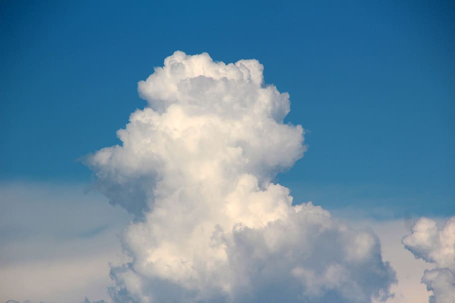 Dark Clouds, sky, clouds form, duck, cloud - sky, blue, nature HD wallpaper