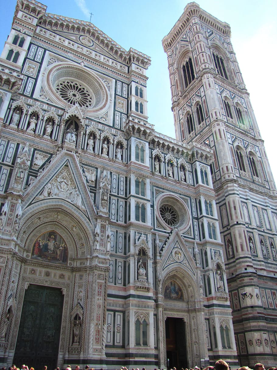 Florence, Dome, Church, Nice, stunning, central torcello di santa maria del fiore, HD wallpaper